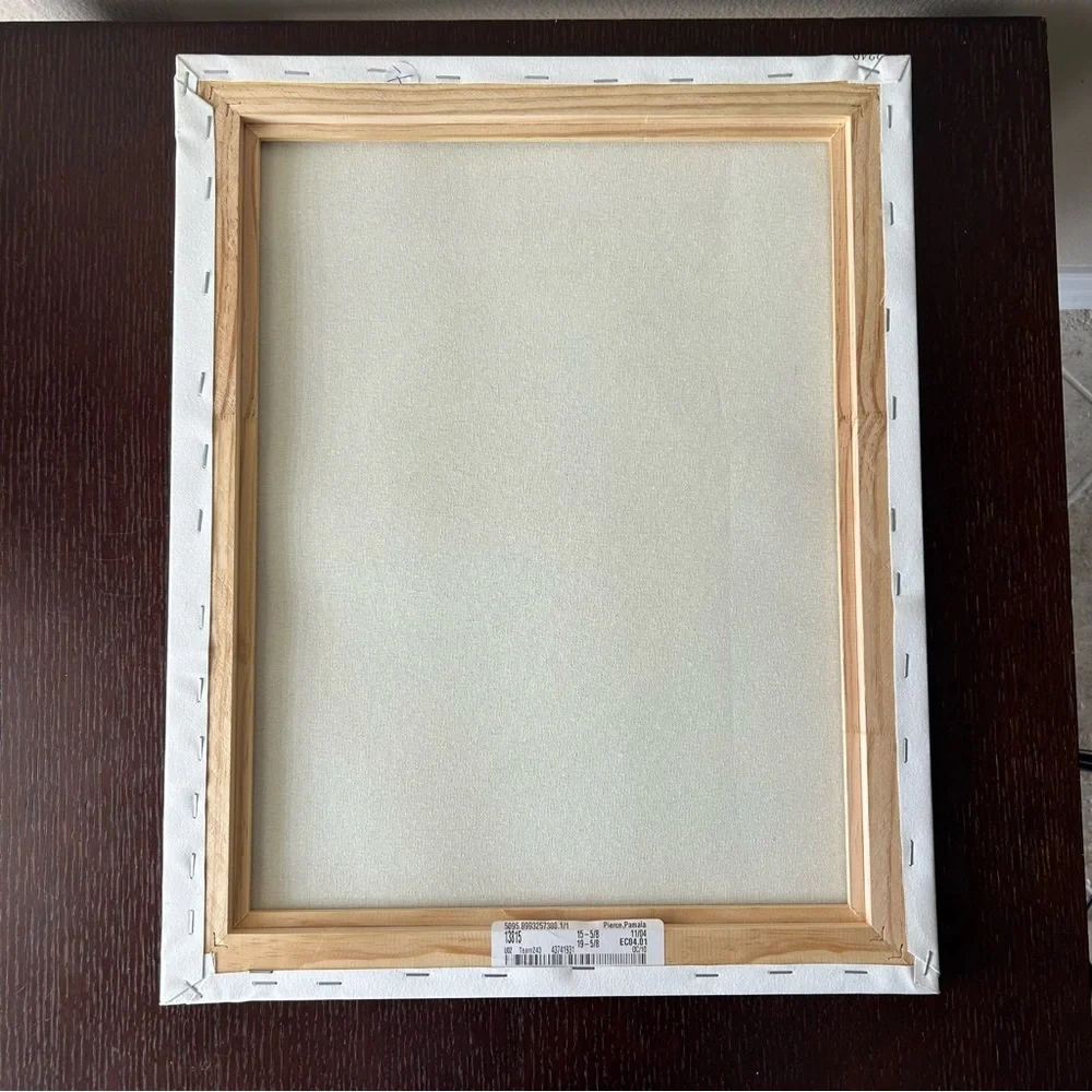 Canvas Oil Painting Blue Owl On Branch Paint by Numbers Stretched Wooden Frame - Picture 13 of 13